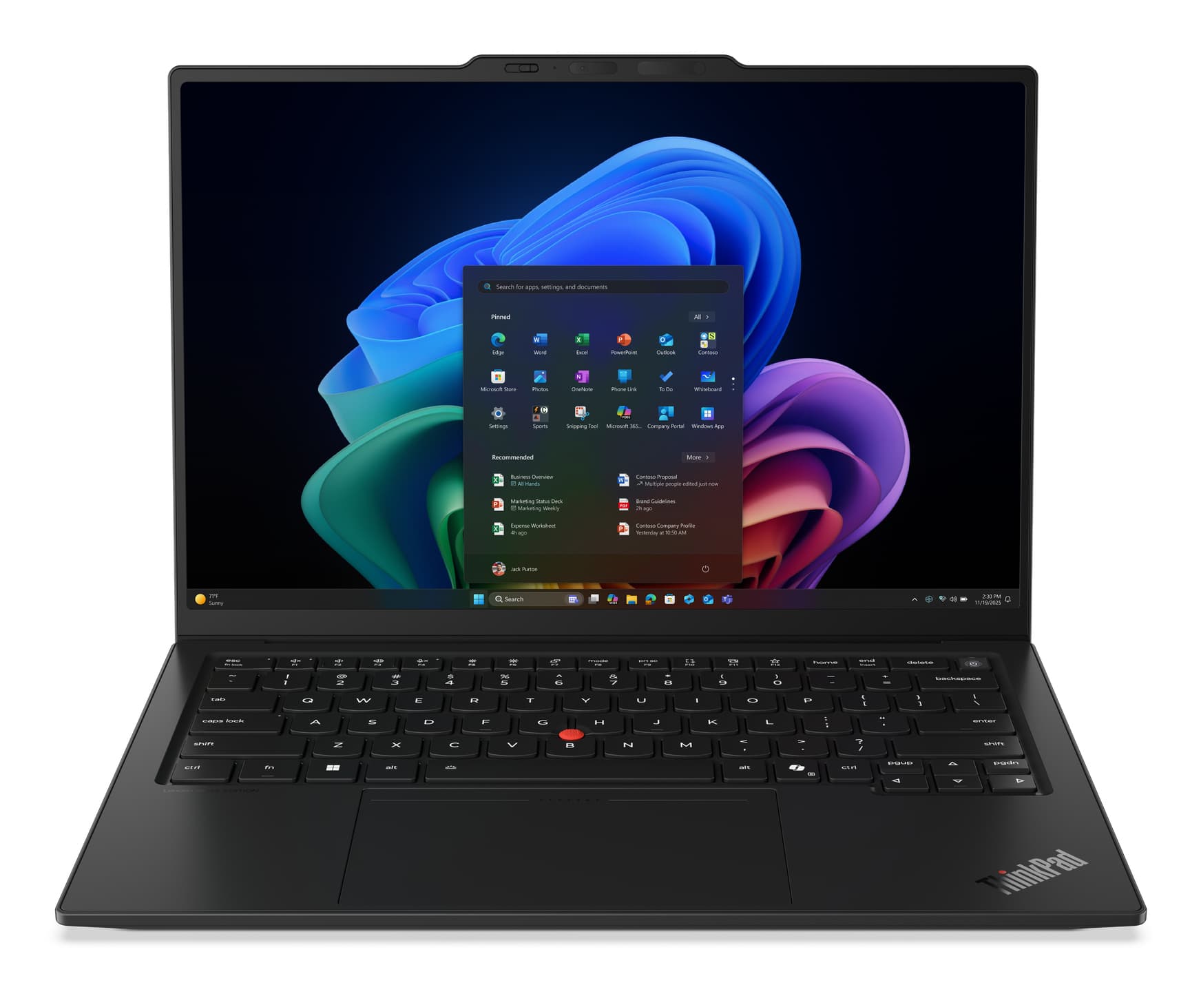 Portátil - Lenovo ThinkPad X1 Carbon Gen 14 Aura Profesional Copilot+ PC, 14" WUXGA, Intel® Core™ Ultra 7 355, 47 TOPS, 32GB RAM, 512GB SSD, W11 Pro - imagen 2
