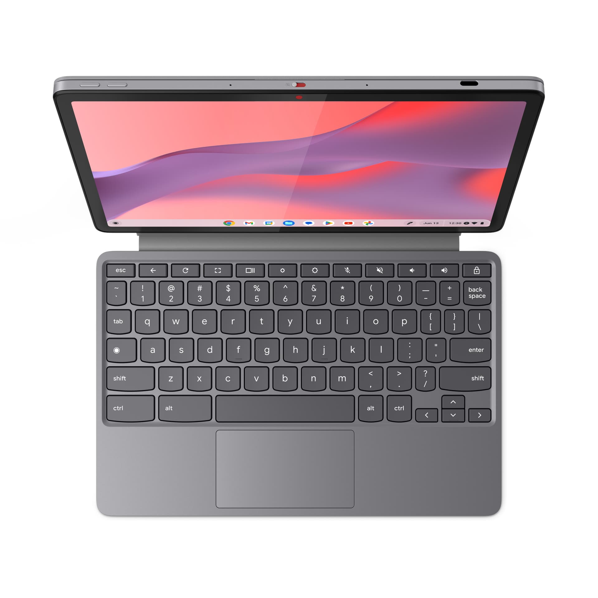 LENOVO - Chromebook convertible 2 en 1 Lenovo Duet 11M889, MTK Kompanio 838, 8GB, 128GB eMMC, 10,95', ChromeOS + 3 Meses Google AI Pro con Gemini Pro y 5TB. - imagen 8