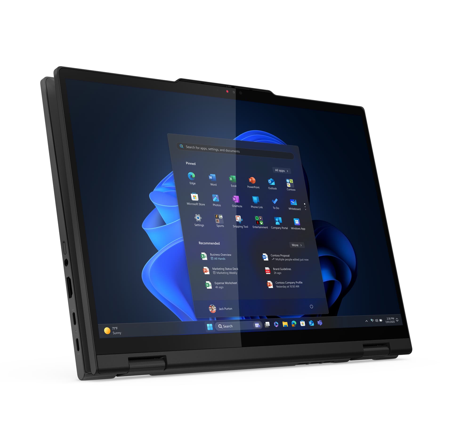 Convertible 2 en 1 - Lenovo ThinkPad T14s 2in1 Gen Profesional, 14" WUXGA, Intel® Core™ Ultra 5 225U, 16GB RAM, 512GB, UHD Graphics,W11Pro,Inc lápiz - imagen 10