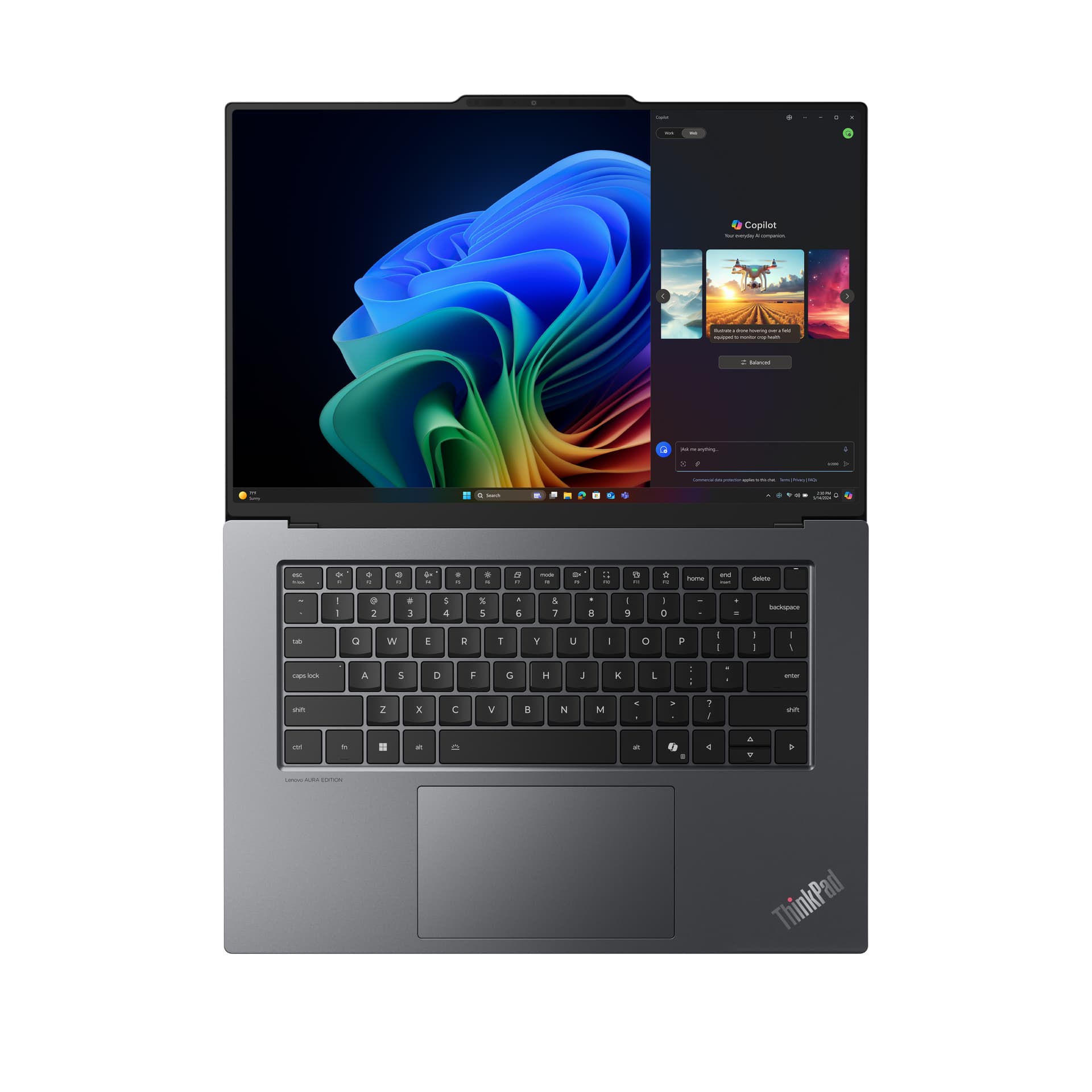 Convertible 2 en 1 - Lenovo ThinkPad X9-15 Profesional Copilot+ PC, 15.3" 2.8K, Intel Evo Edition Ultra 7 258V, 32GB RAM, 1TB, Arc Graphics, W11 Pro - imagen 11