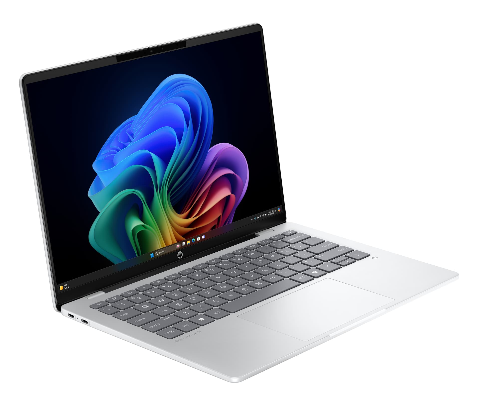 HP - Portátil HP OmniBook 5 14-he0003ns Copilot+PC, QC Snapdragon X Plus X1P-42-100, 32GB, 1TB SSD, 14' OLED, W11. - imagen 3