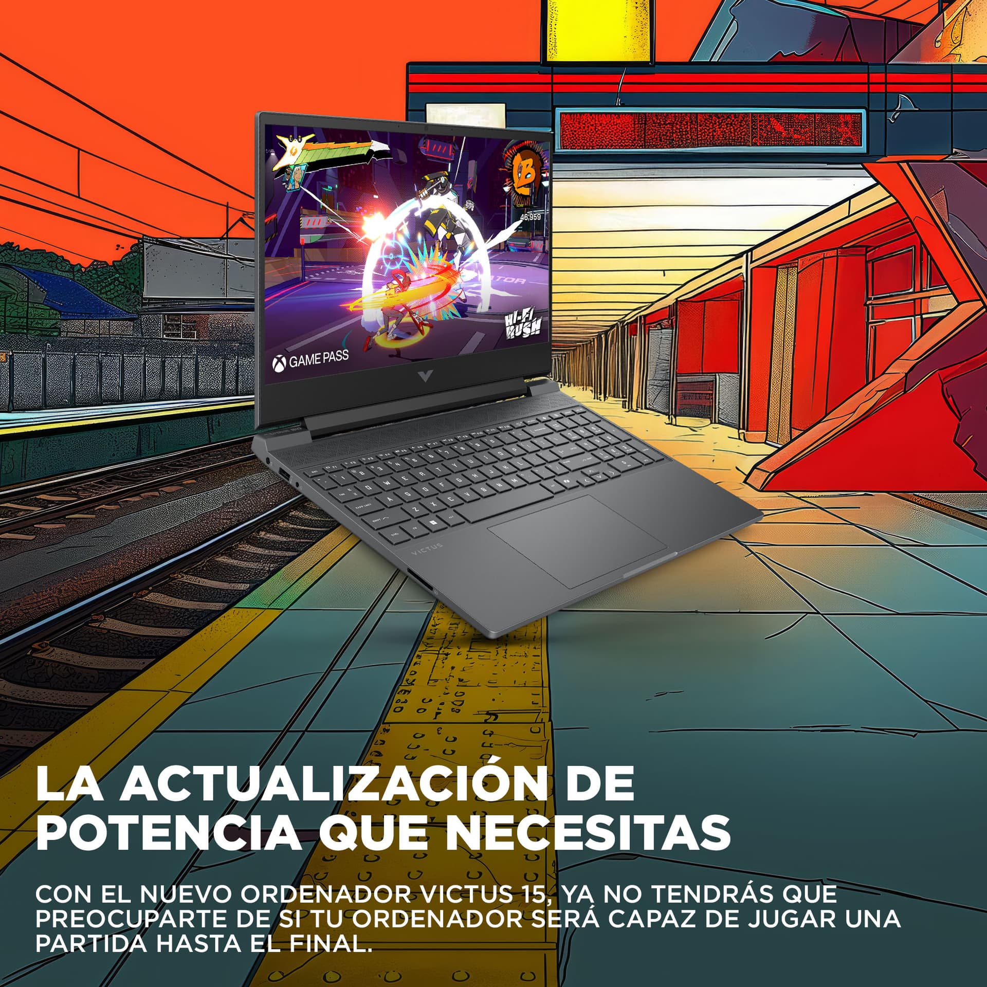 HP - Portátil Gaming HP VICTUS 15-fa2077ns, i7-14650HX, 16GB, 512GB SSD, NVIDIA GeForce RTX 4050 6GB, 15,6', Sin Sistema Operativo. - imagen 11