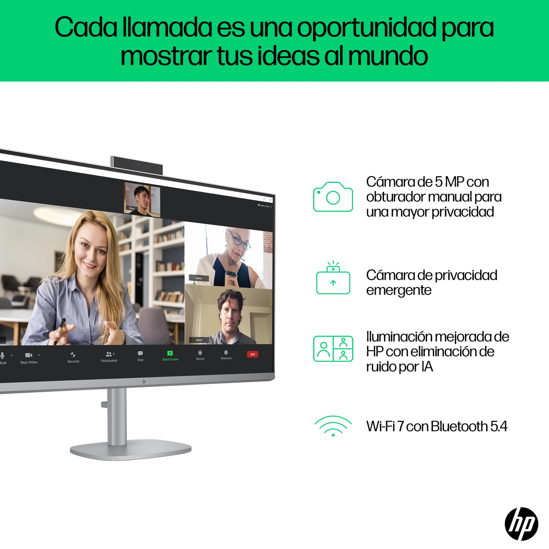 HP - All-in-One HP OmniStudio X 32-c0008ns, Intel Core Ultra 7-155H, 32GB, 1TB SSD, Nvidia GeForce RTX 4050 6GB, 31,5', W11. - imagen 9