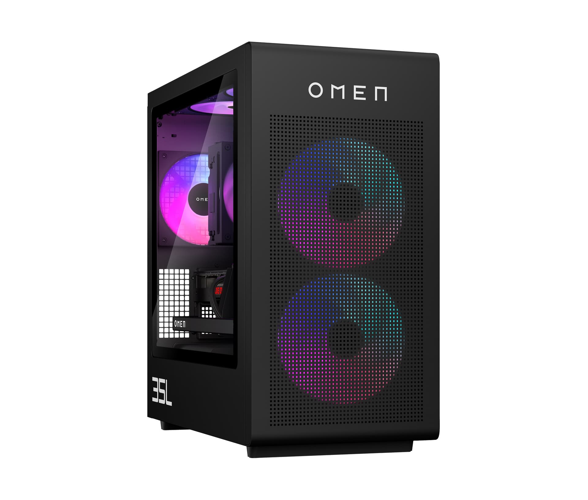 HP - Sobremesa Gaming HP OMEN GT16-0077ns, Ryzen 7-8700F, 32GB, 1TB SSD, Nvidia GeForce RTX 5070 12GB, W11. - imagen 3