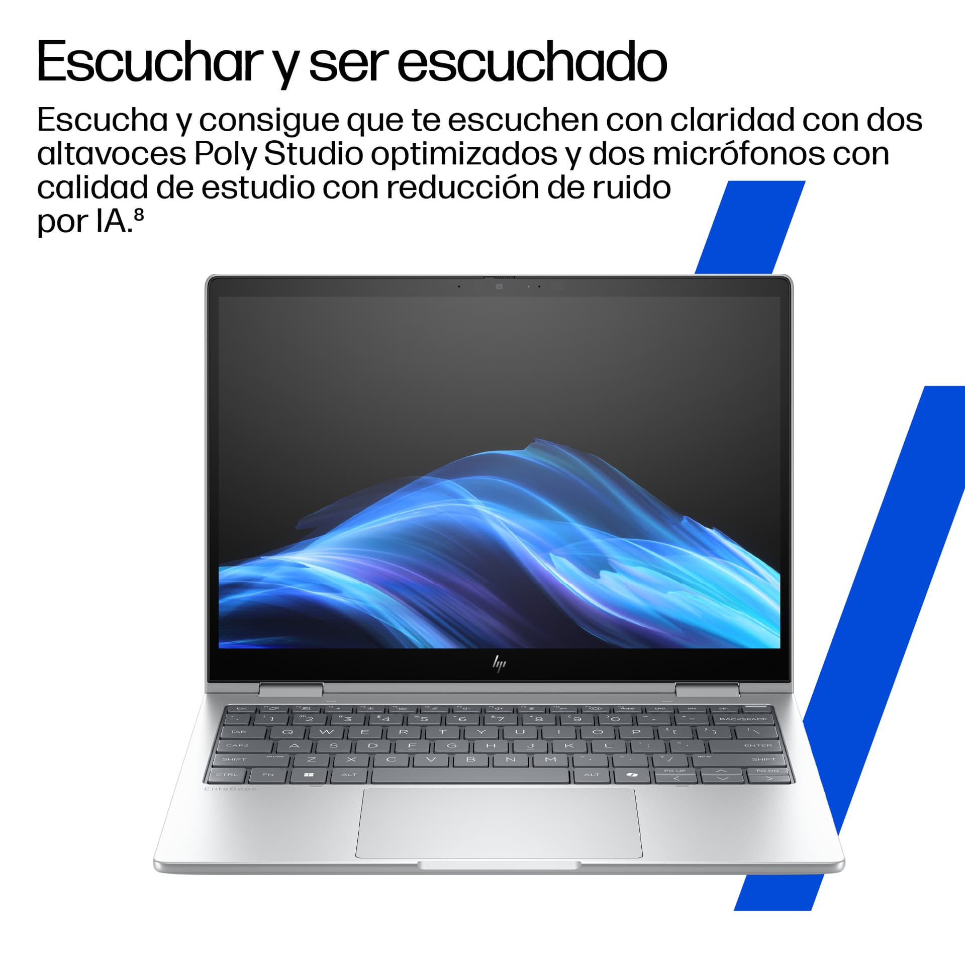 Portátil Profesional HP EliteBook 8 Flip G1i 13" con IA - imagen 10