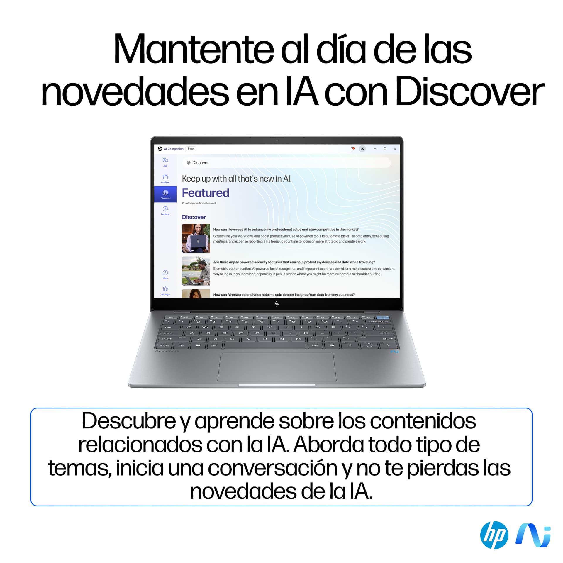 HP - Portátil HP OmniBook X 14-fe0000ns Copilot+PC, Snapdragon X Elite X1E-78-100, 16GB, 1TB SSD, 14', W11. - imagen 12