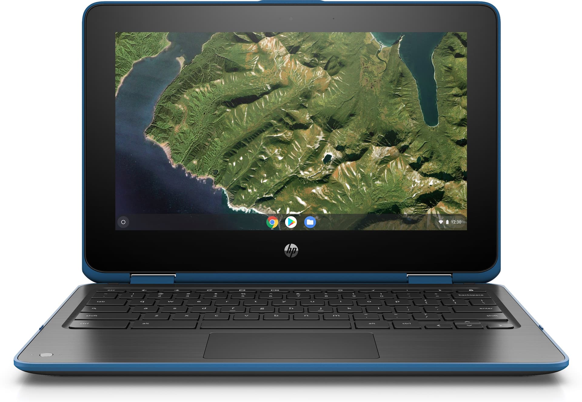 Portátil - HP Chromebook x360 11 G2 EE, 11.6" HD, Intel® Celeron® N4000, 4GB RAM, 32GB eMMC, Chrome OS, Negro - imagen 2
