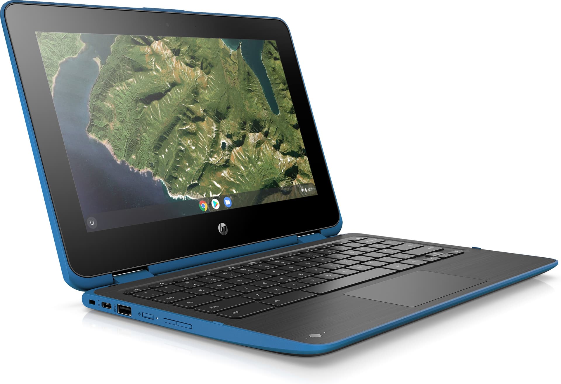 Portátil - HP Chromebook x360 11 G2 EE, 11.6" HD, Intel® Celeron® N4000, 4GB RAM, 32GB eMMC, Chrome OS, Negro - imagen 3