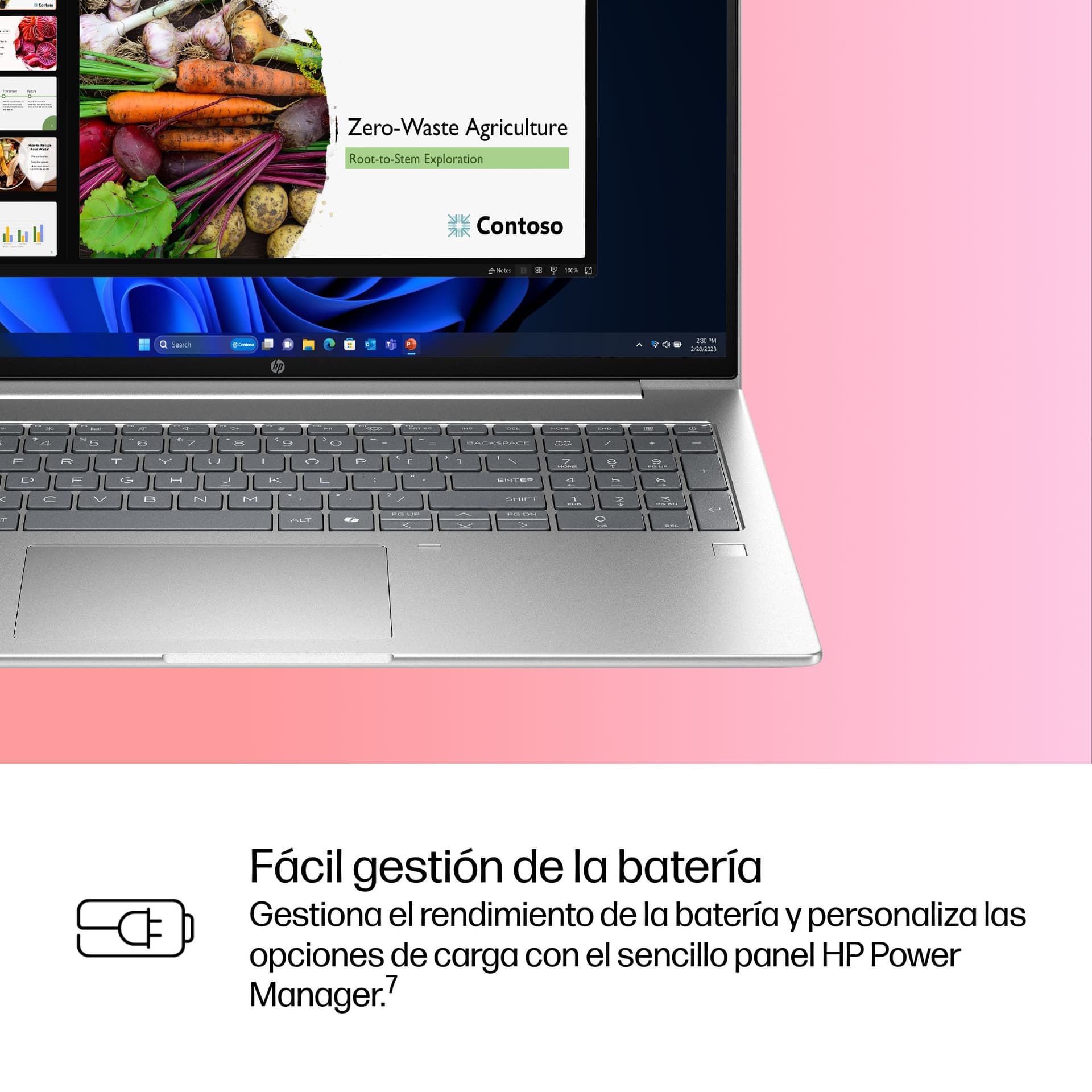 Portátil - HP ProBook 4 G1iR 16" WUXGA, Intel® Core™ 5 120U, 16 GB DDR5, 512 SSD, UHD Graphics, Windows 11 Pro, Plateado - imagen 7