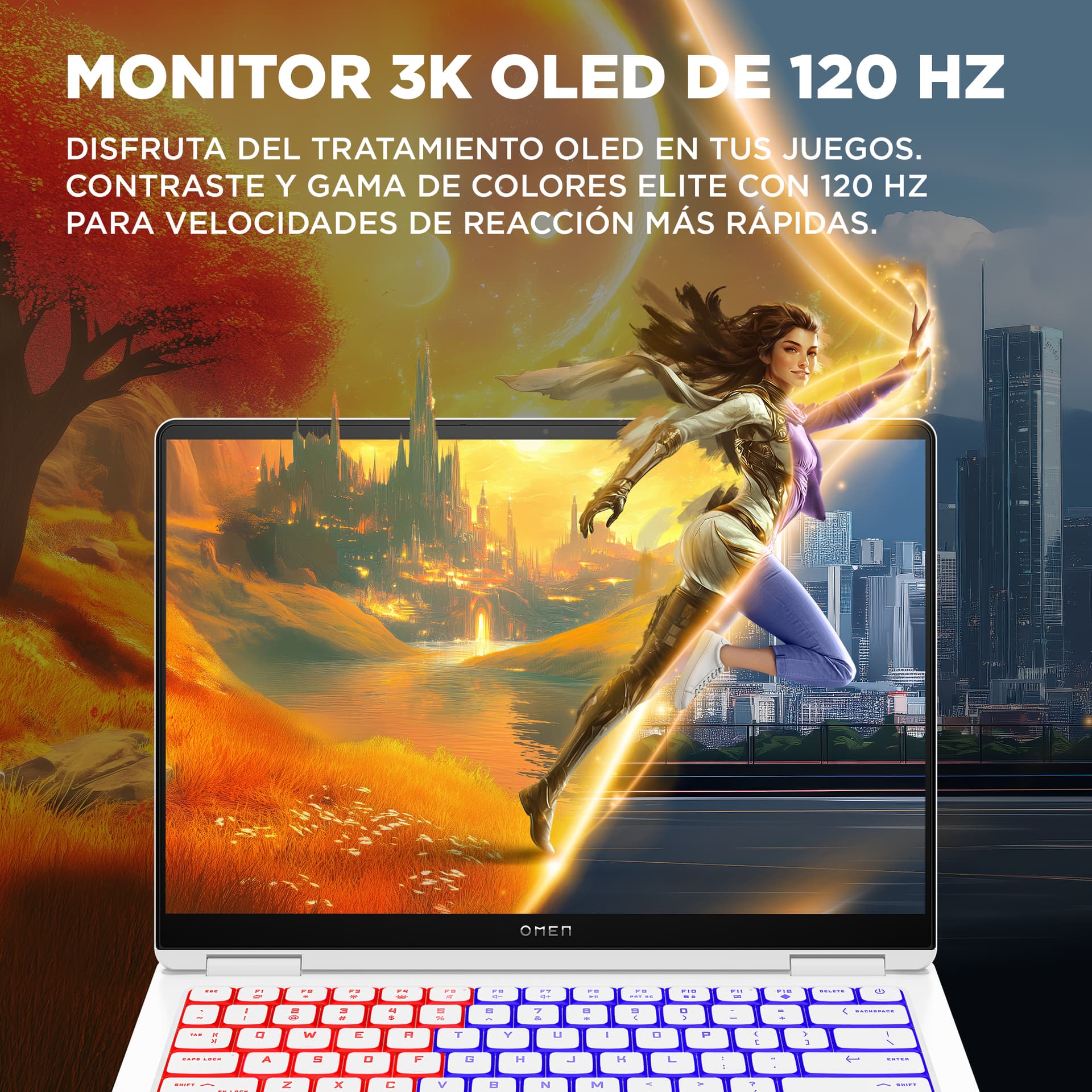 HP - Portátil Gaming HP OMEN Transcend 14-fb1003ns, Intel Core Ultra 9-285H, 64GB, 1TB SSD, Nvidia GeForce RTX 5070 8GB, 14' OLED, W11. - imagen 9