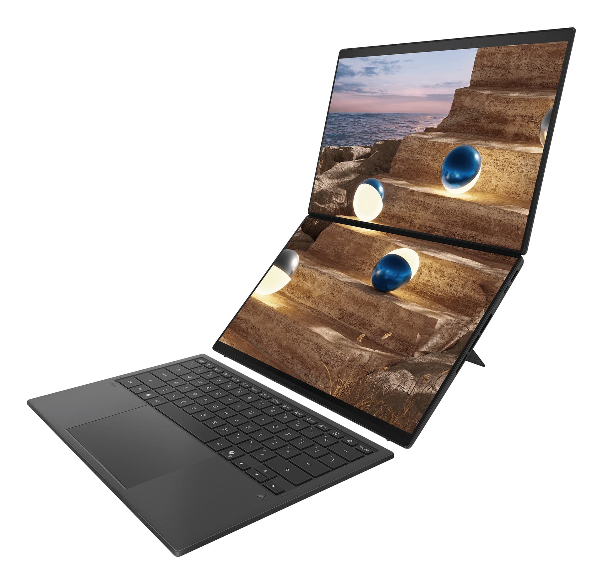 Asus - Portátil ASUS Zenbook Duo OLED UX8407AA-SN066W, Copilot+ PC, Intel Core Ultra 9 386H, 32GB, 1TB SSD, 14", W11. - imagen 9
