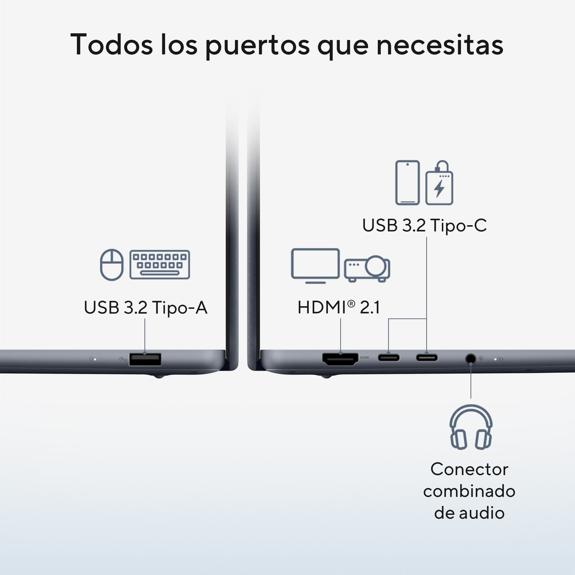 Asus - Portátil ASUS Zenbook 14 OLED UX3480KA-U2051W, Copilot+ PC, Ryzen AI 7-345, 16GB, 512GB SSD, 14", W11. - imagen 6