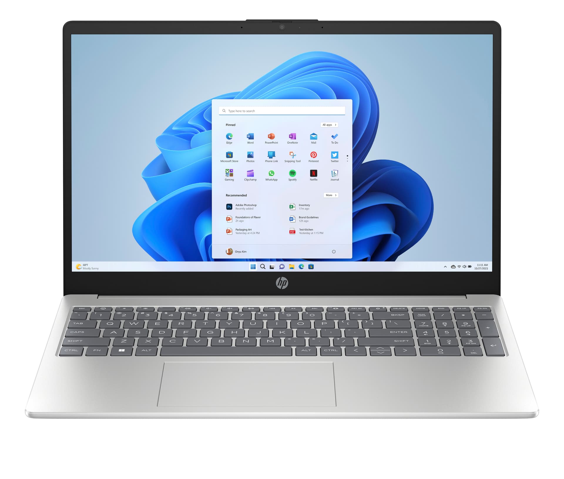 HP - Portátil HP 15-fc0154ns, Ryzen 5-7520U, 16GB, 512GB SSD, 15,6', W11. - imagen 2