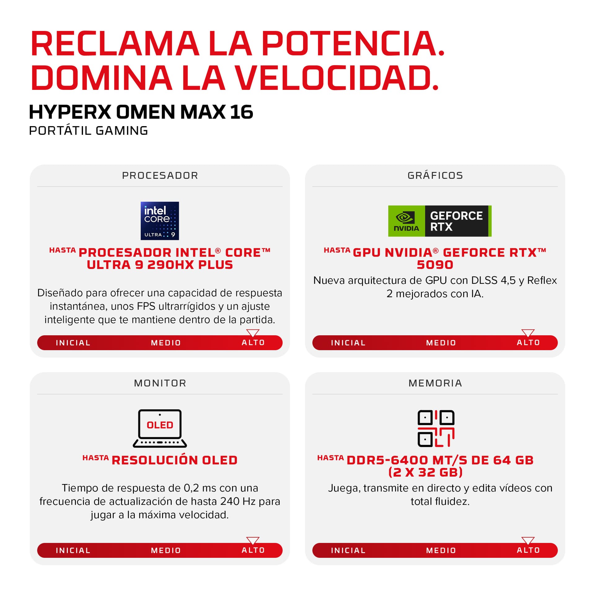 Portátil gaming HyperX OMEN 16-ah1004ns - imagen 4