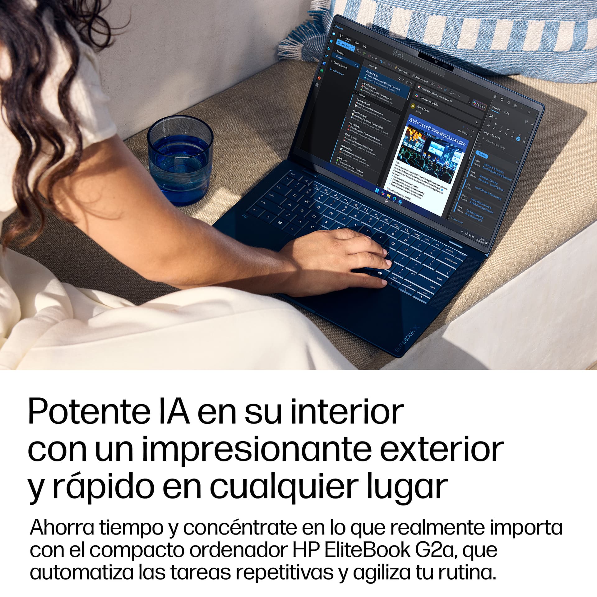 Portátil Profesional HP EliteBook X G2a 14" con IA - imagen 7