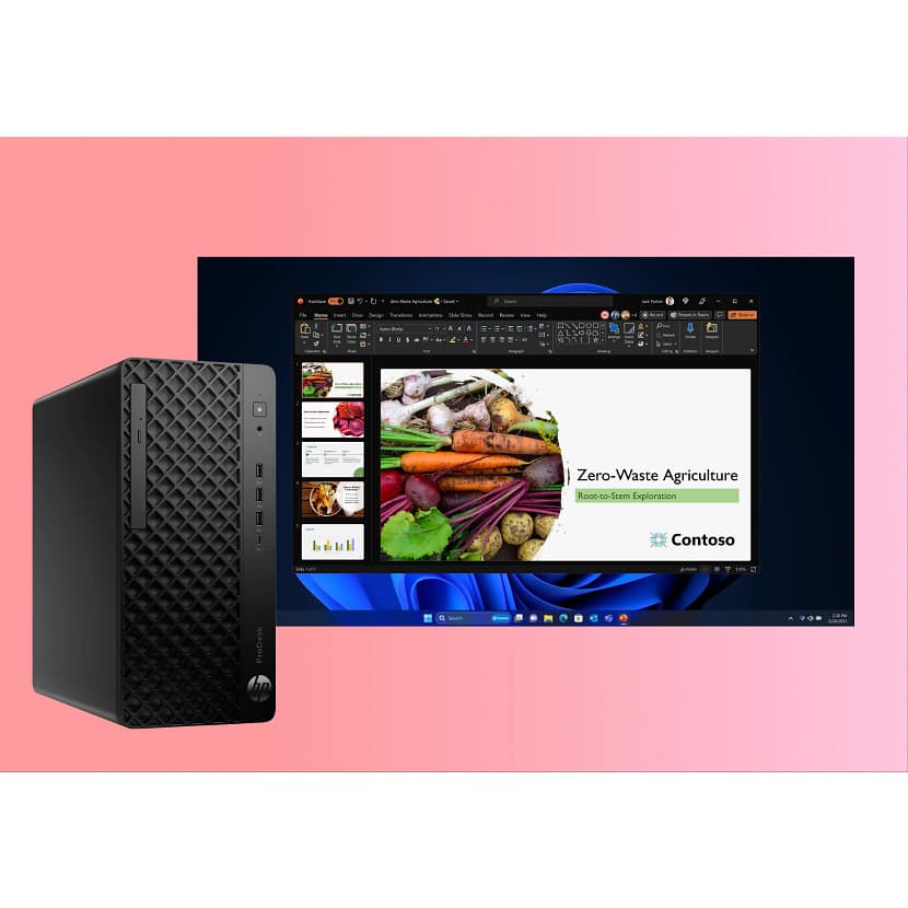 PC sobremesa - HP ProDesk 4 Tower G1i Profesional, Intel® Core™ Ultra 7 265, 16 GB RAM, 512 SSD, HD Graphics, Windows 11 Pro, Negro Jack - imagen 6