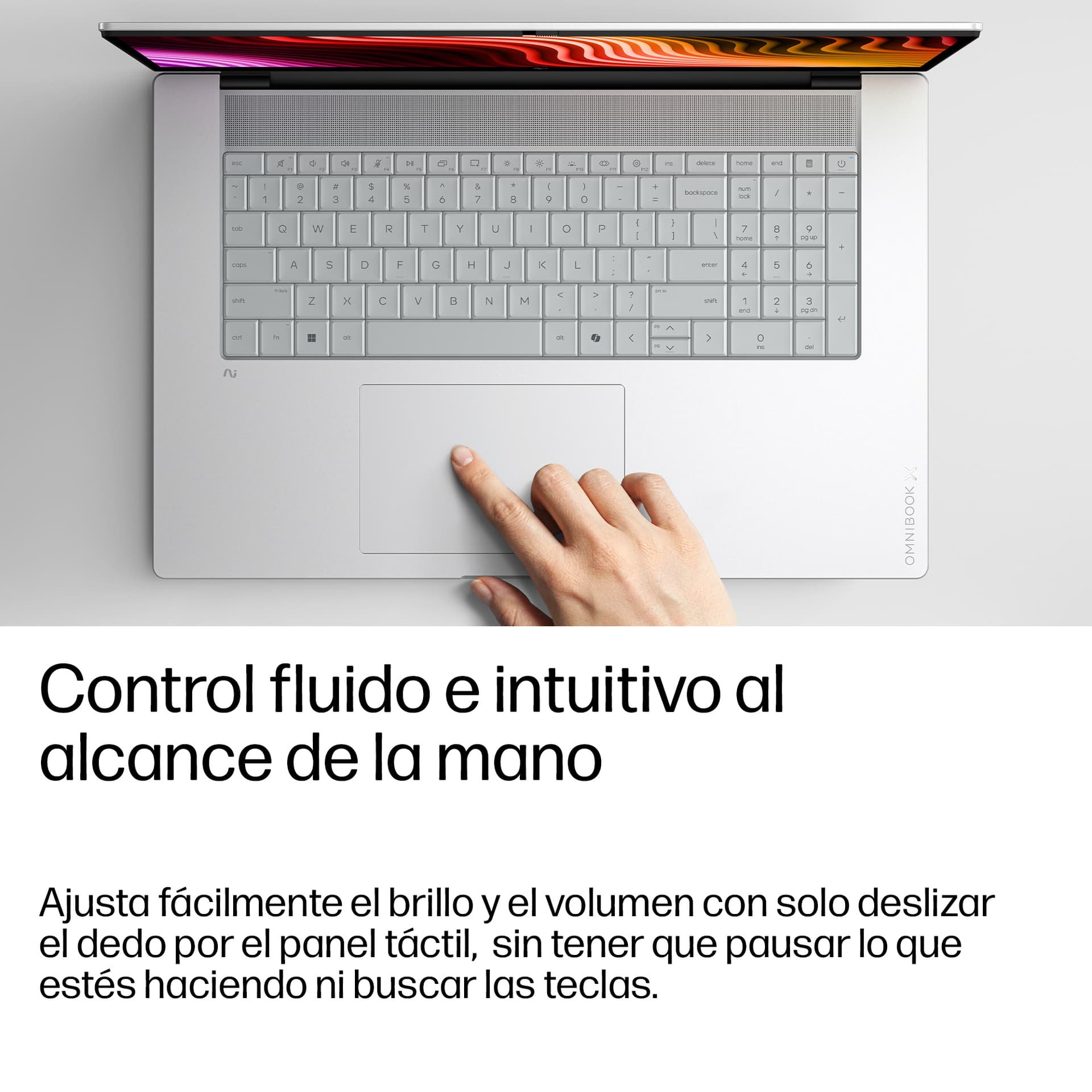 HP - Portátil HP OmniBook X 17-de0000ns, Copilot+ PC, Intel Core Ultra X7 358H, 32GB, 2TB SSD, Intel Arc Pro B390, 17,3", W11, Sin cargador. - imagen 8