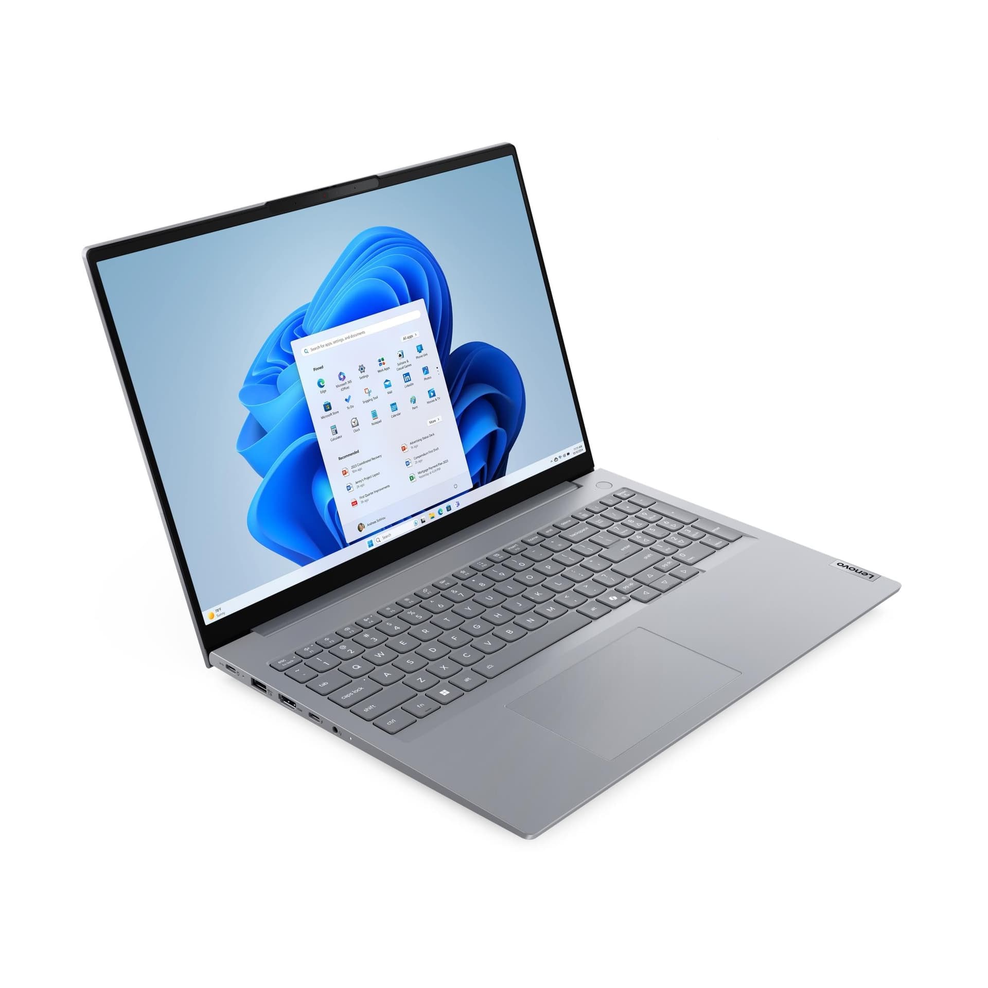 Portátil - Lenovo ThinkBook 16 G9 IRL Profesional, 16" WUXGA, Intel® Core™ 7 240H, 16GB RAM, 512GB SSD, Graphics, Windows 11 Pro, Gris - imagen 3
