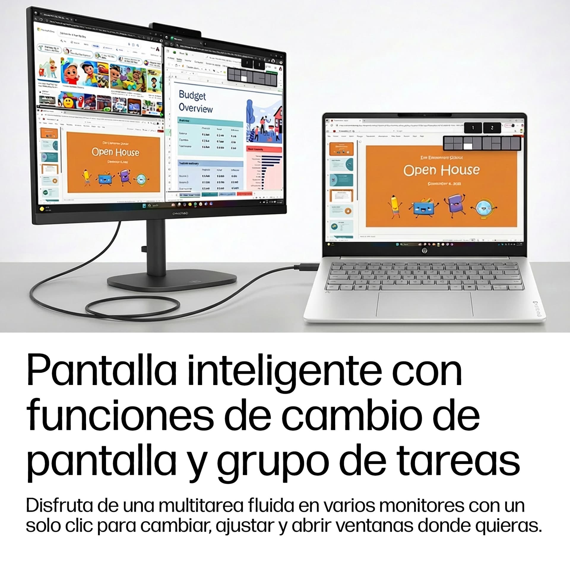 HP - Portátil HP OmniBook 3 14-hz0006nsx Copilot+PC, QC Snapdragon X1-26-100, 16GB, 512GB SSD, Qualcomm Adreno, 14", W11, Sin cargador. - imagen 9