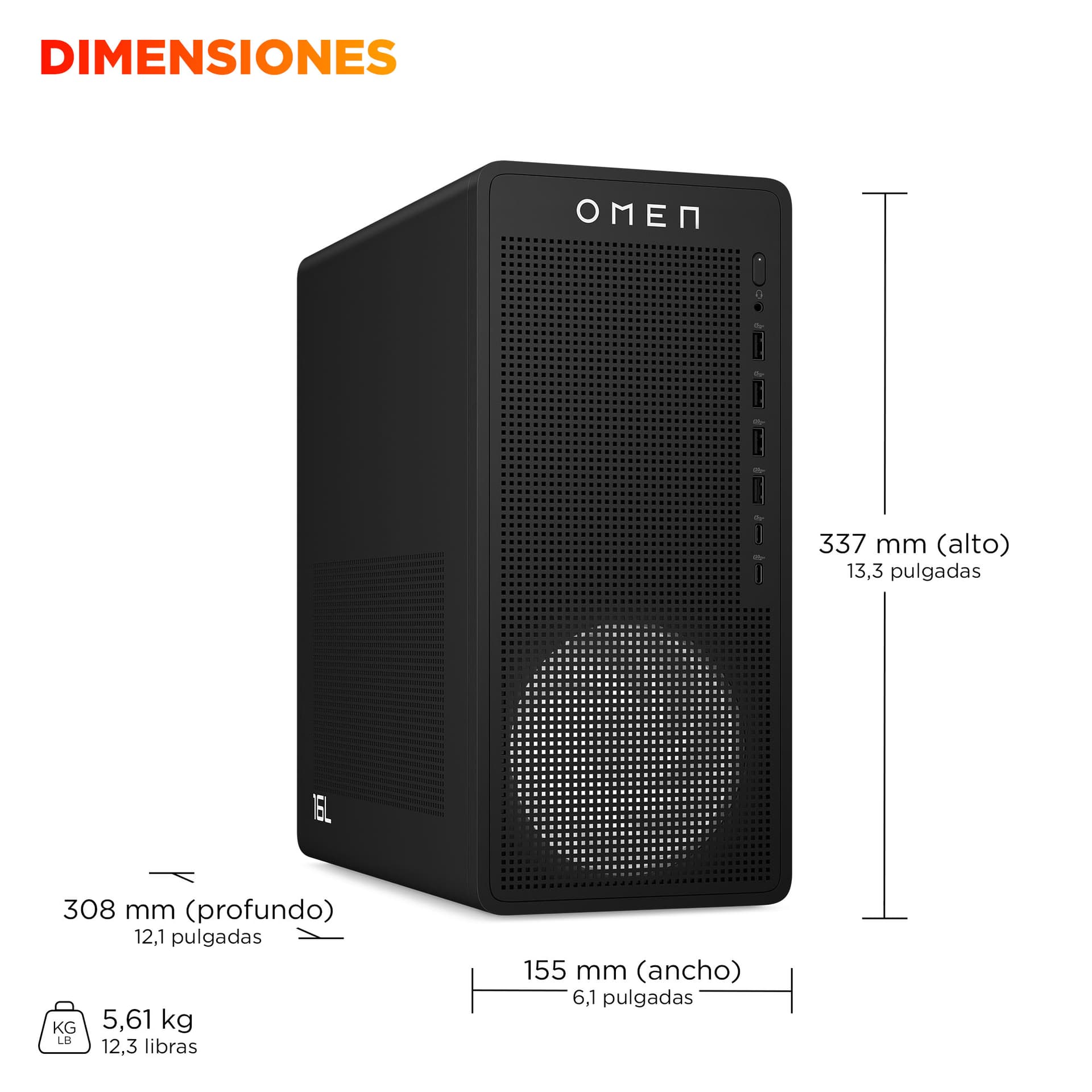 PC gaming OMEN 16L TG03-0047ns - imagen 6