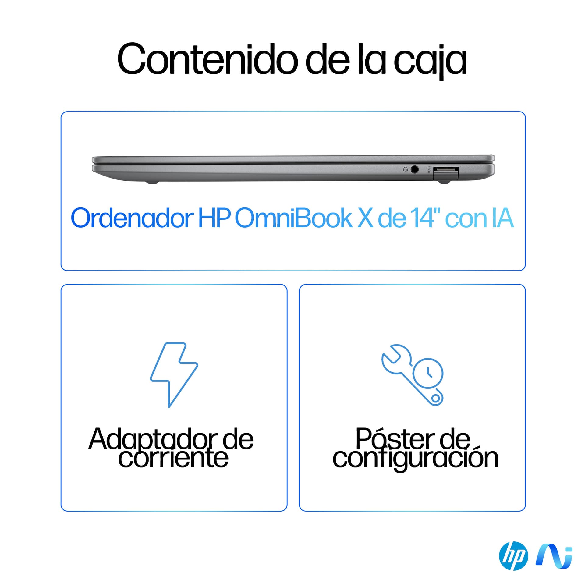 HP - Portátil HP OmniBook X 14-fe0000ns Copilot+PC, Snapdragon X Elite X1E-78-100, 16GB, 1TB SSD, 14', W11. - imagen 6