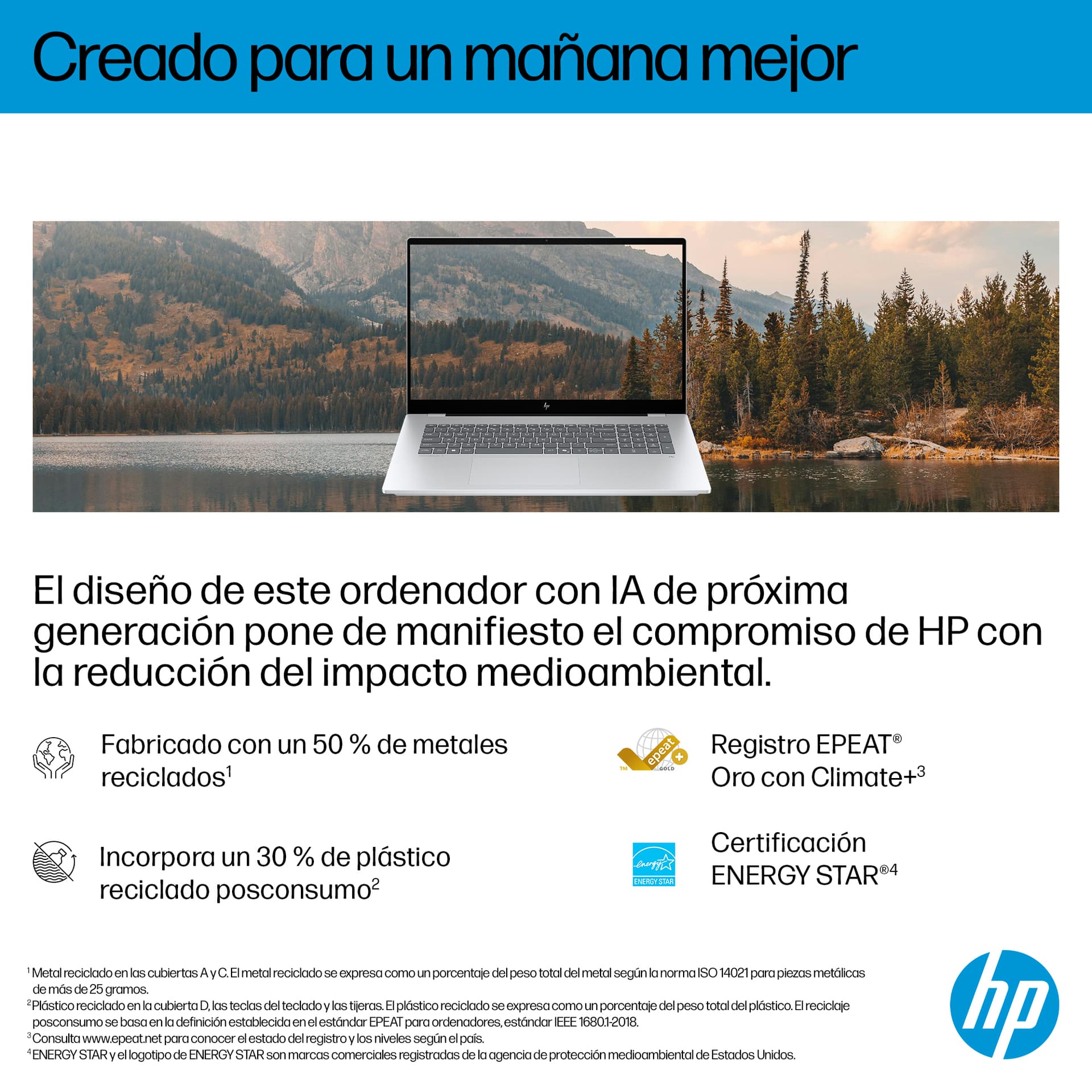 Portátil-HP OmniBook 7 NGAI 17-dc0003ns Copilot+ PC, 17,3" FHD, Intel® Core™ Ultra 258V, 32GB RAM, 1TB SSD, GeForce RTX 4050, Windows 11 Home, Plata - imagen 10