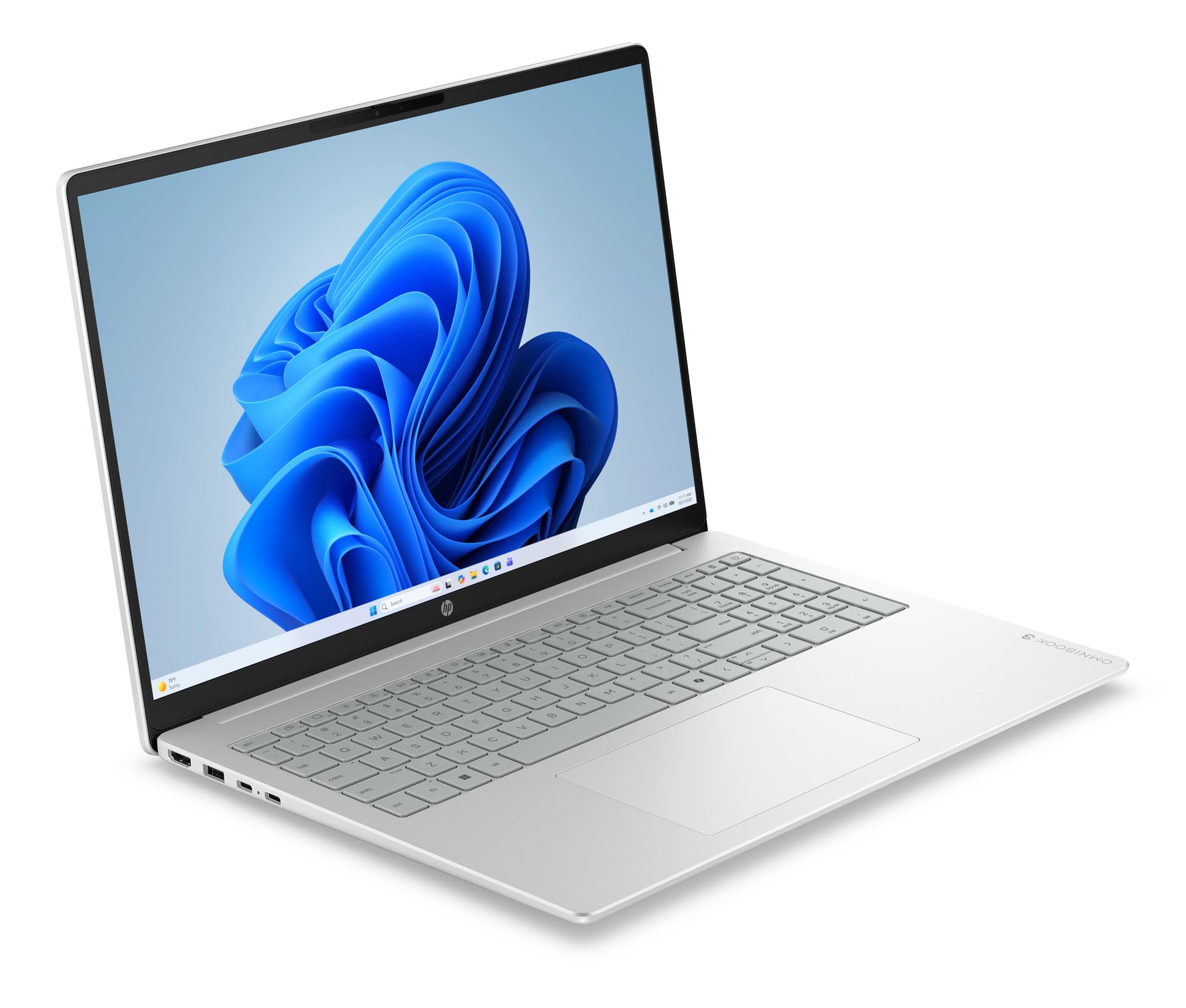 HP - Portátil HP OmniBook 3 16-bu0002ns, Intel Core 3-100U, 8GB, 512GB SSD, 16', W11, Sin cargador. - imagen 3