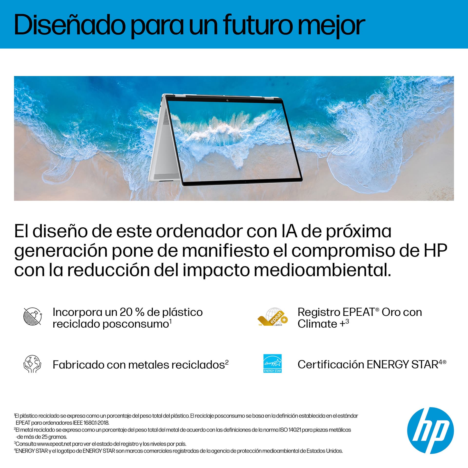 HP - Convertible 2 en 1 HP OmniBook X Flip 16-as0001ns, Copilot+PC, Intel Core Ultra 7 EVO 256V, 16GB, 1TB SSD, 16' OLED, W11. - imagen 11