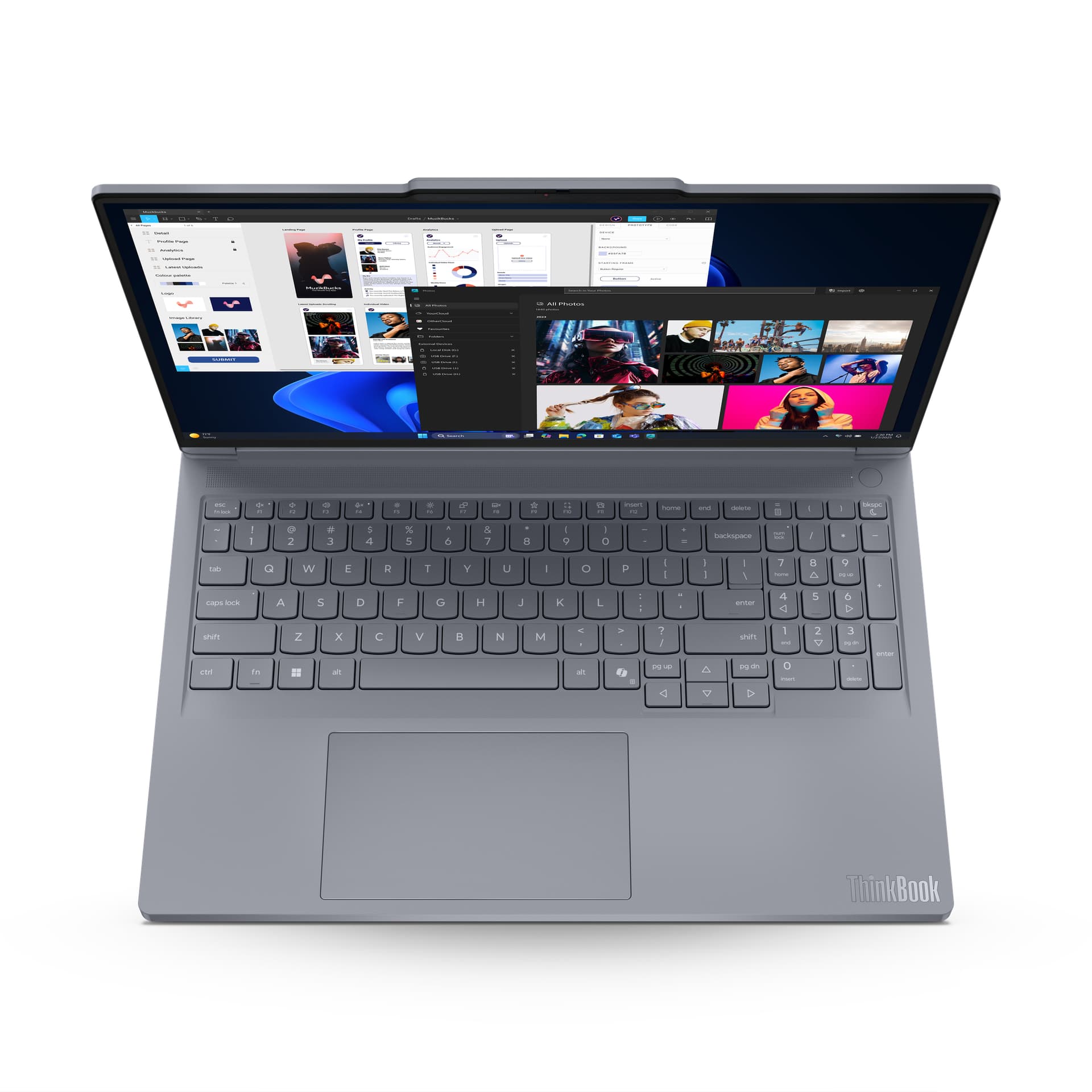 Portátil - Lenovo ThinkBook 16p G6 ADR Profesional, 16" WQXGA, AMD Ryzen™ 9 8940HX, 32GB RAM, 1TB SSD, GeForce RTX™ 5060, Windows 11 Pro, Gris - imagen 14