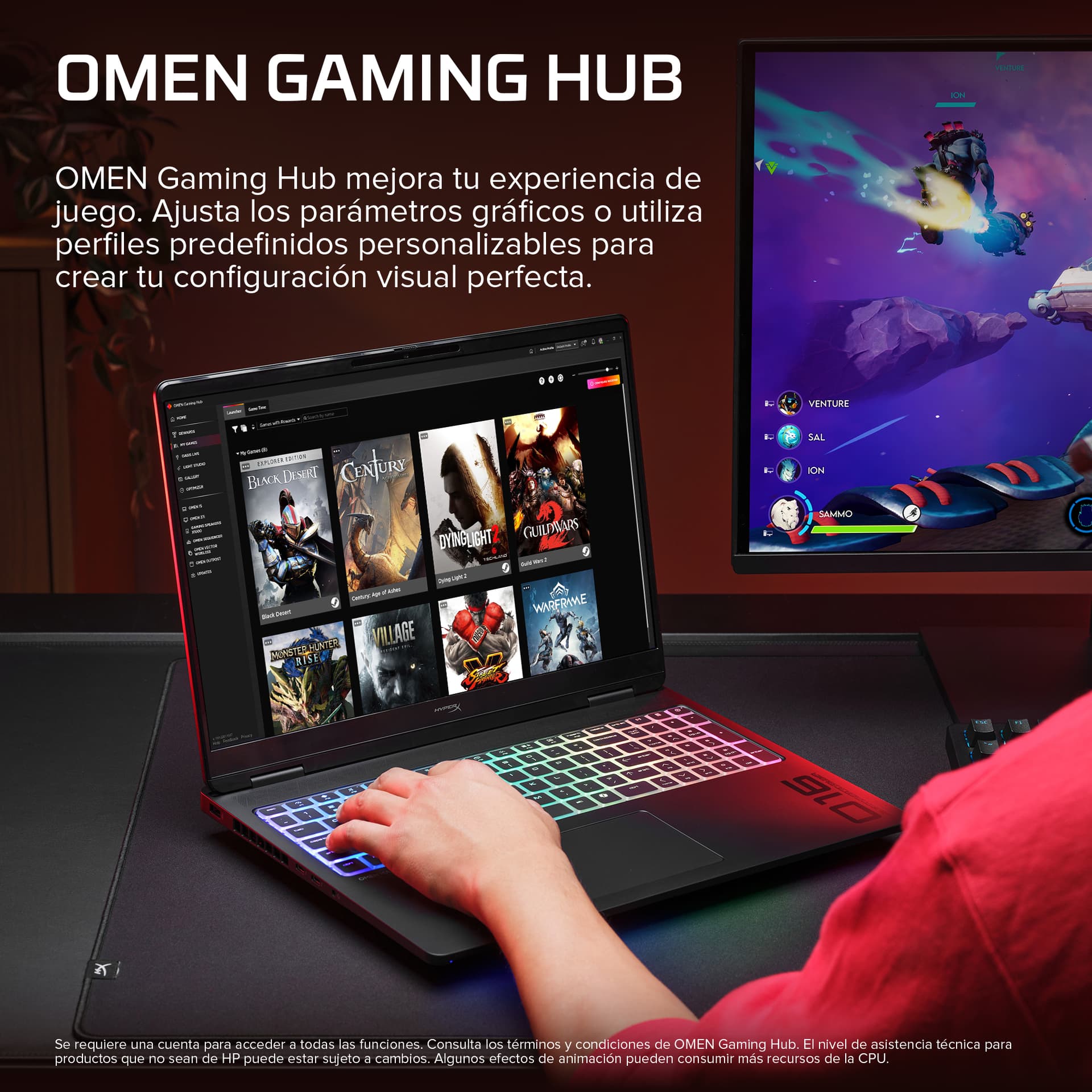 Portátil gaming HyperX OMEN MAX 16-ak1004ns - imagen 8