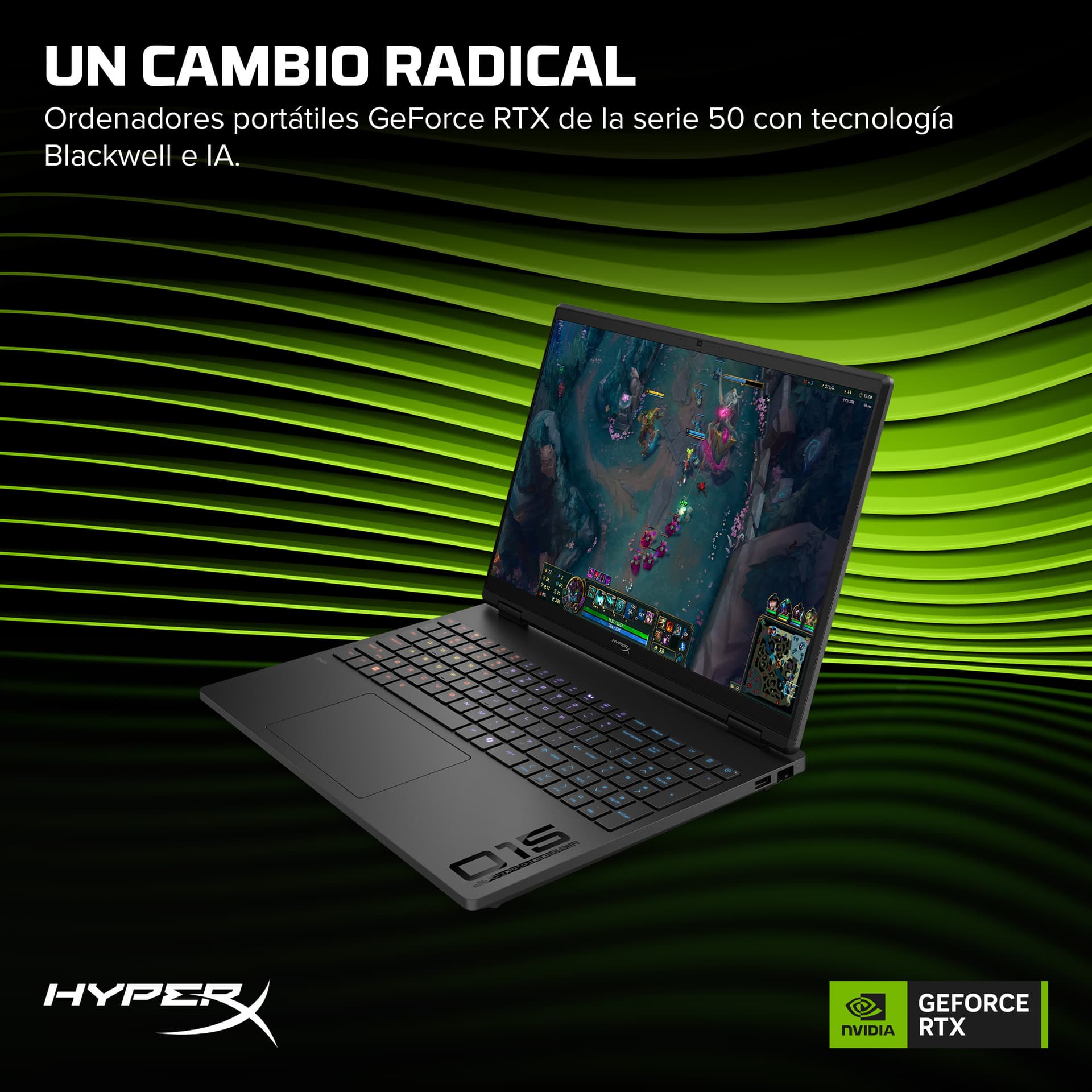 HP - Portátil Gaming HP HyperX OMEN 15-ga0013ns, Intel Core i9-14900HX, 24GB, 1TB SSD, Nvidia GeForce RTX 5070 8GB, 15,3", Sin Sistema Operativo. - imagen 8