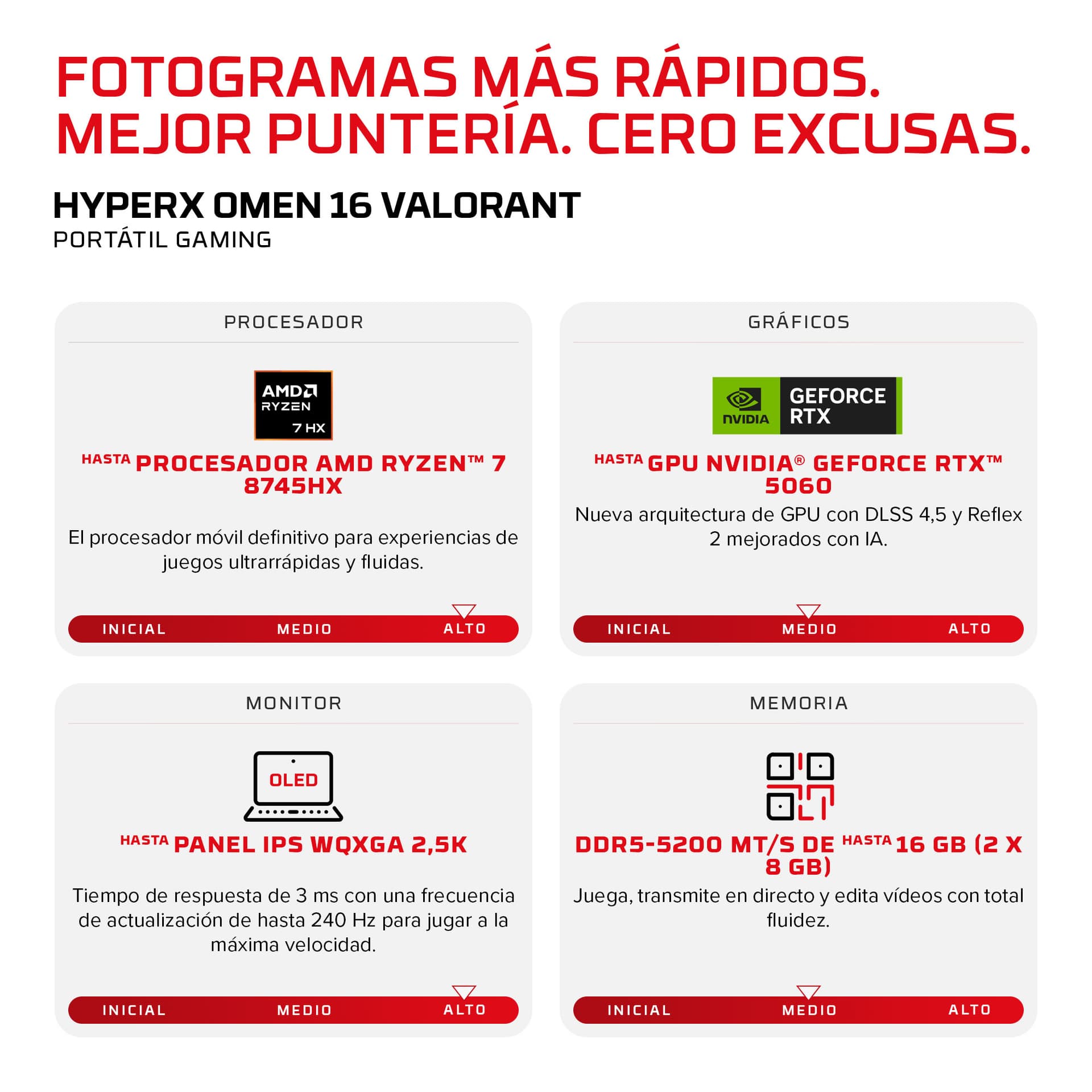 Portátil gaming HyperX OMEN 16-ap1601ns - imagen 4