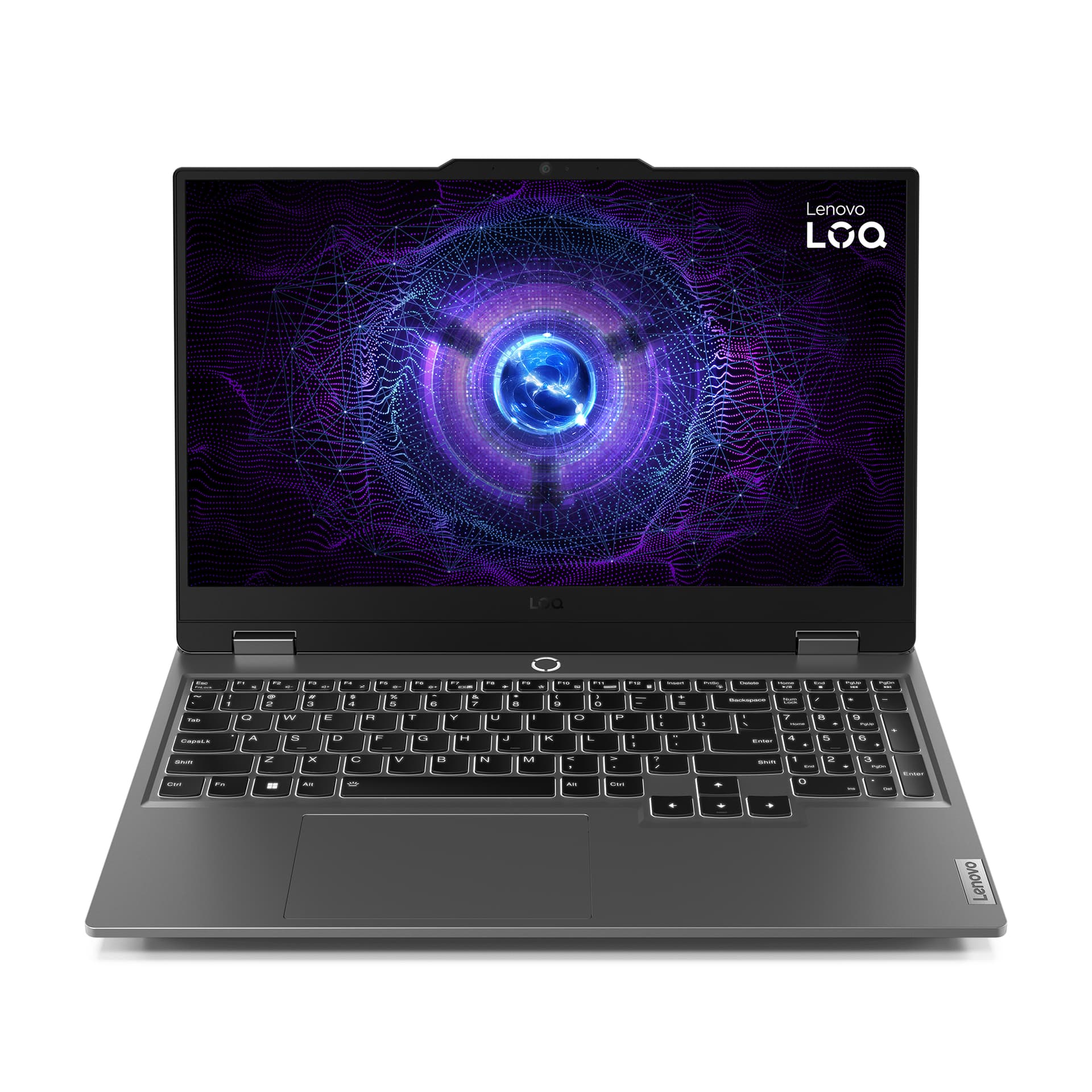 Portátil gaming - Lenovo LOQ 15IAX9, 15.6" Full-HD, Intel® Core™ i5-12450HX, 24GB RAM, 512GB SSD, GeForce RTX™ 4050, Sin sistema operativo, Gris - imagen 2
