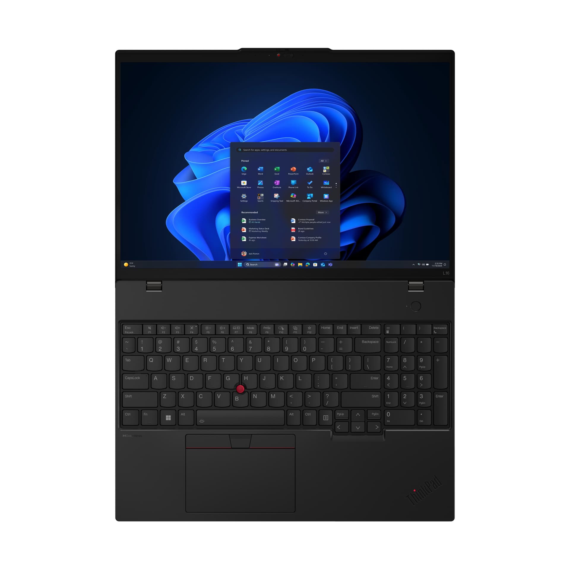 Portátil - Lenovo ThinkPad L16 Gen 2 Profesional, 16" WUXGA, Intel® Core™ Ultra 5 225U, 16GB RAM, 512GB SSD, UHD Graphics, Windows 11 Pro - imagen 17
