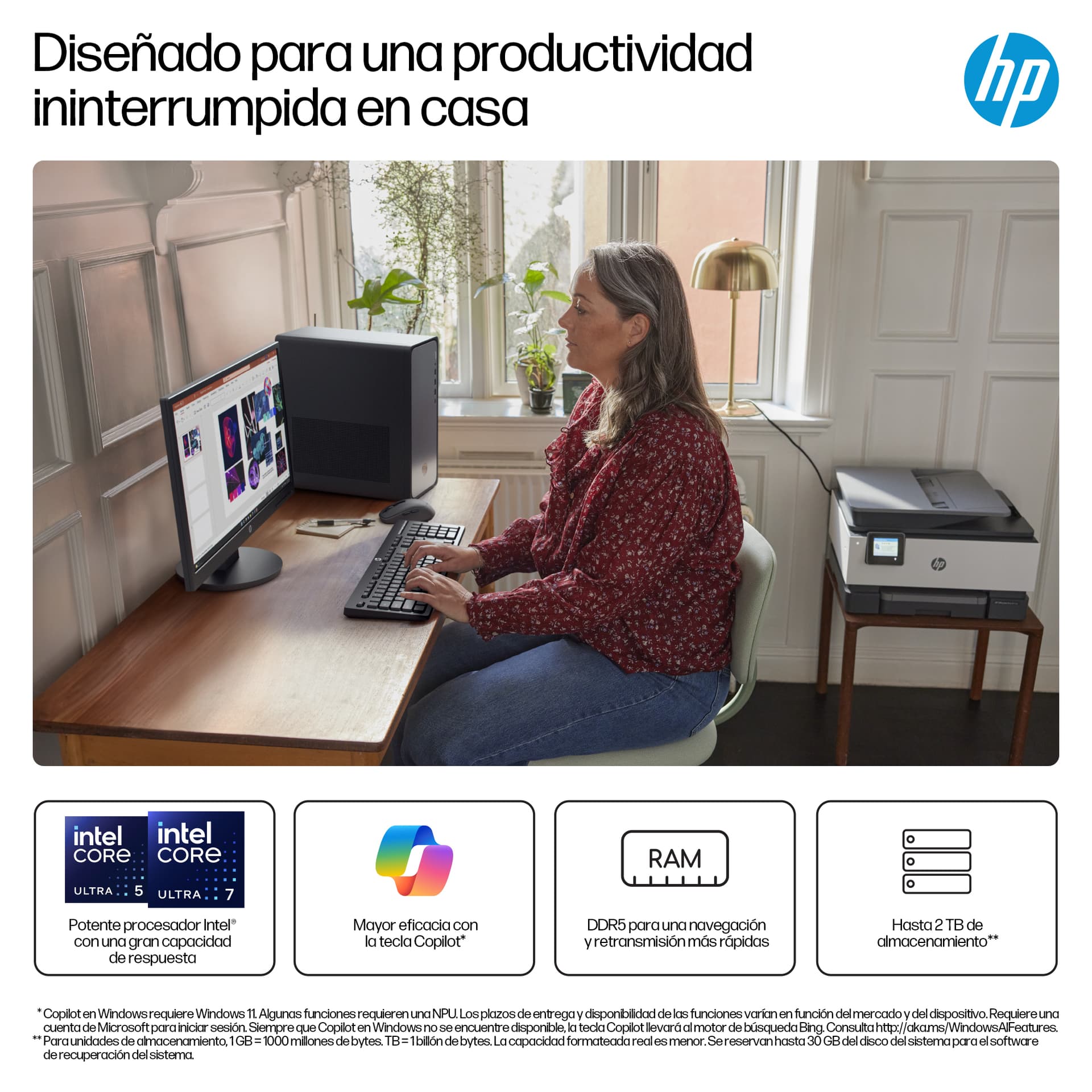 HP - Sobremesa HP OmniDesk M02-0001ns, Intel Core i7-14700, 16GB, 1TB SSD, W11. - imagen 10