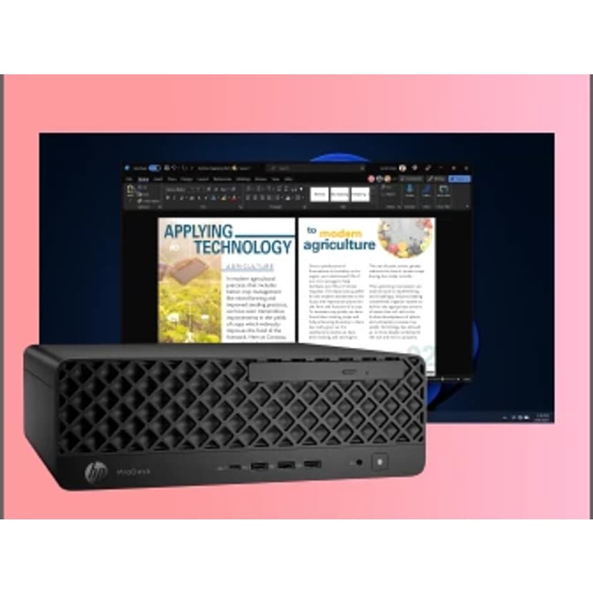 PC sobremesa - HP ProDesk 4 SFF G1i Profesional, Intel® Core™ Ultra 7 265, 16 GB RAM, 512 SSD, HD Graphics, Windows 11 Pro, Negro Jack - imagen 5