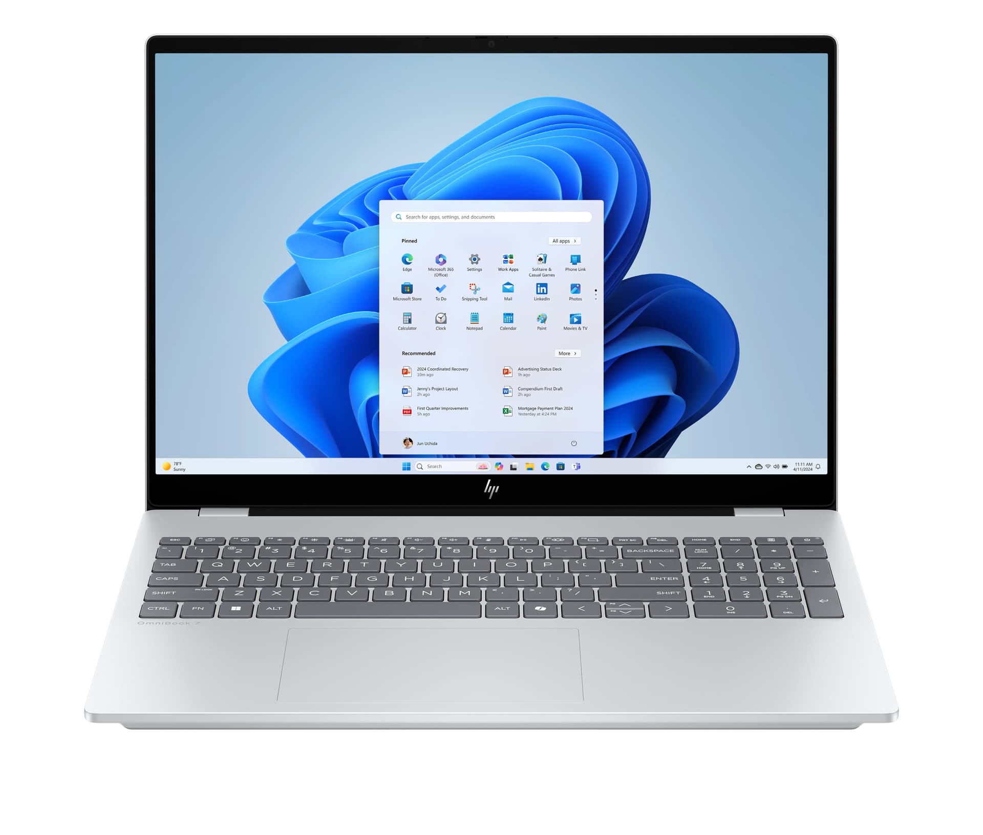 Portátil táctil HP Omnibook 7 16-ay0010ns con 3 años de garantía - Con Inteligencia Artificial - imagen 2